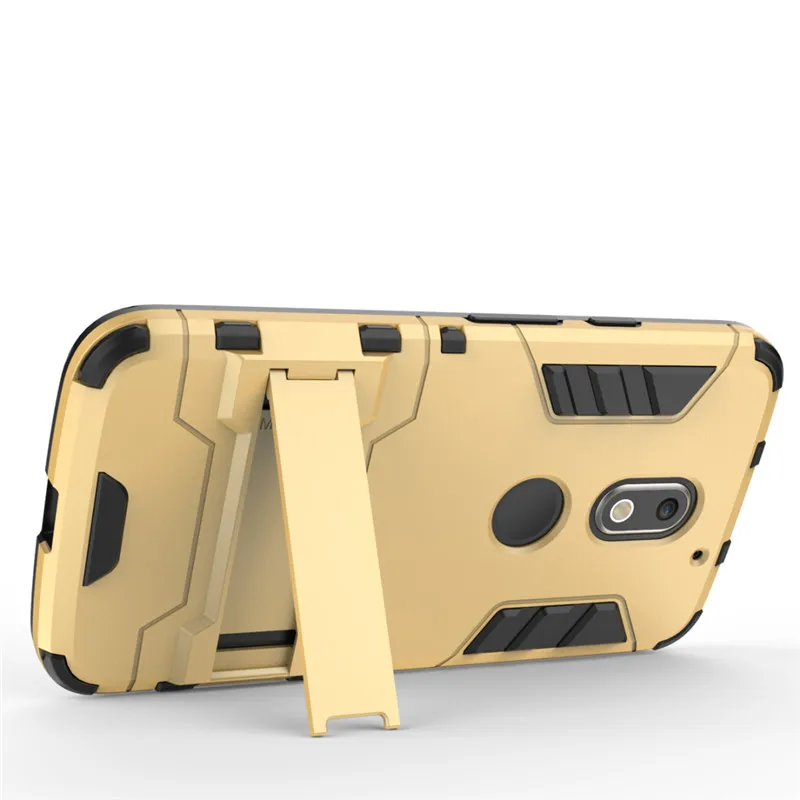 SYCASE Iron Man case For Motorola G4 G5 G5S G6 Plus Z2 Play TPU+PC+Stand Case shockproof back cover with stand flexible |