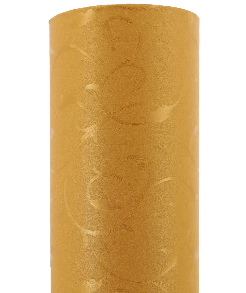 

Gold Self-adhesive Embossed Wallpaper Watetproof Vinyl