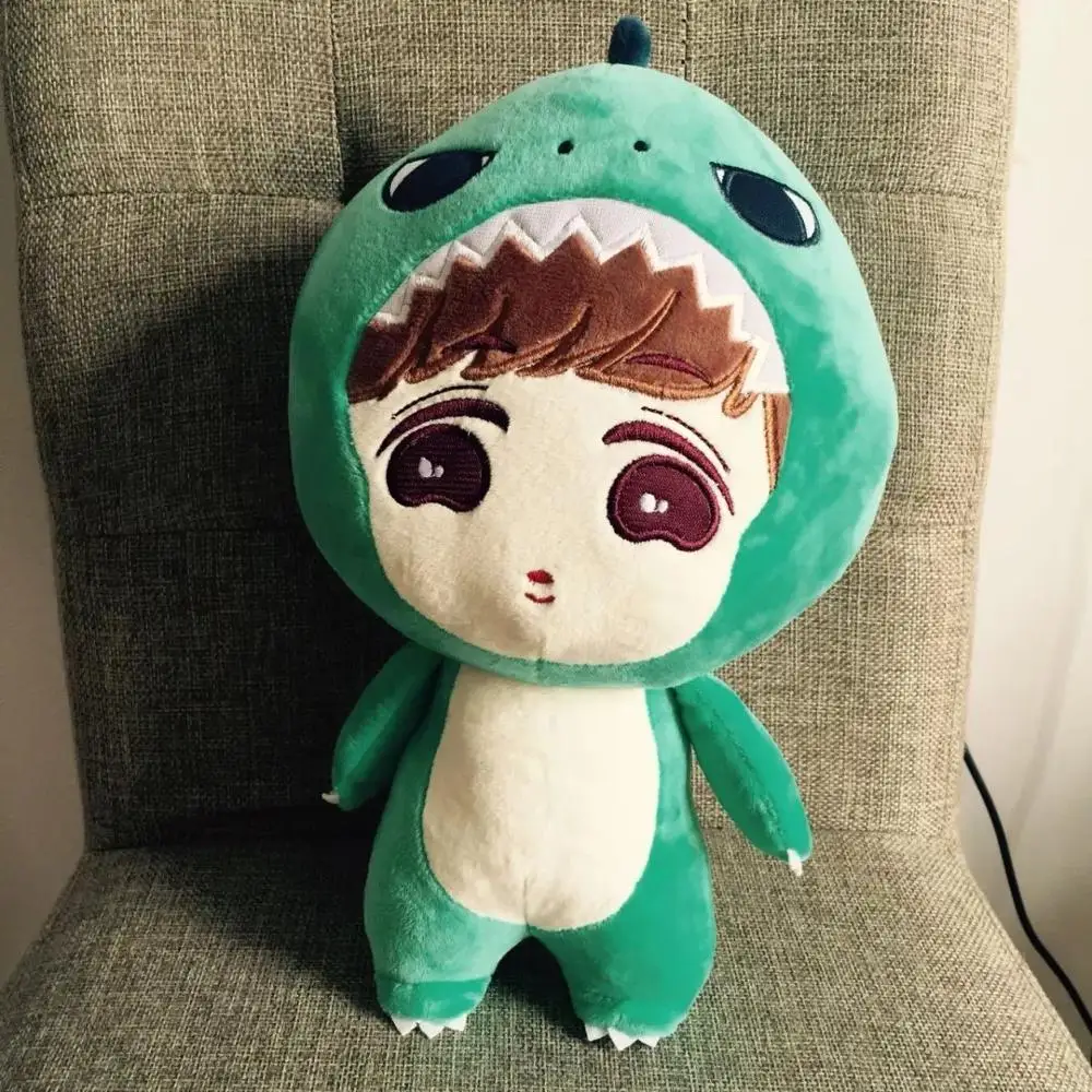 23 см KPOP EXO Плюшевые Куклы Kawaii Корея Мода суперзвезда Kyungsoo D.O Baek Хюн Чан Ёль Кай фигурка плюшевые игрушки для девочек подарок