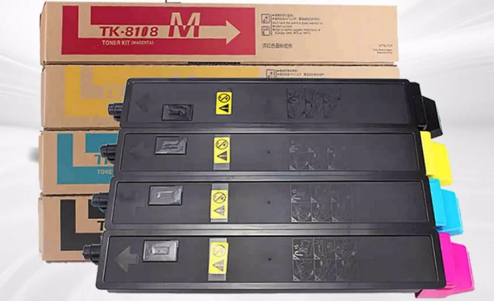 4 шт. новый совместимый цветной тонер картридж для Kyocera ECOSYS M8024codn стандартный
