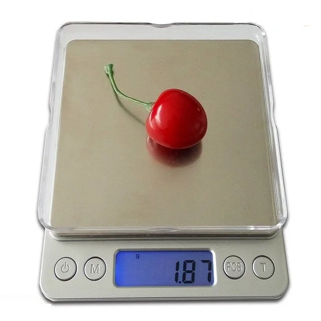 

3000g x 0.01g Digital Precision Pocket Gram Scale Non-magnetic Stainless Steel Platform Jewelry Electronic Balance Weight Scale