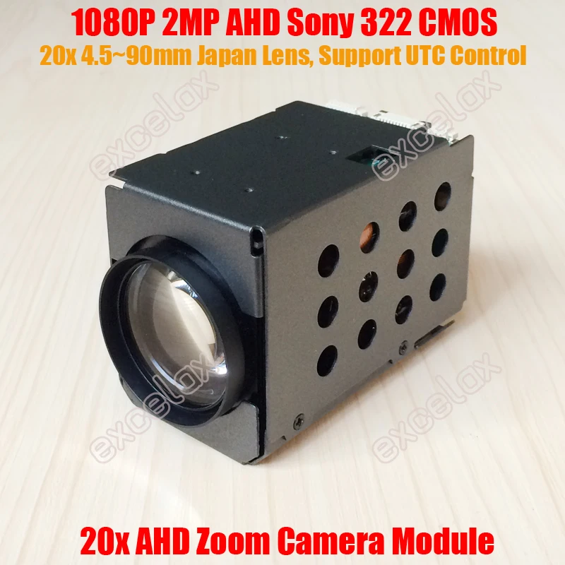 1080 P 2MP AHD 20x оптический объектив 30x sony IMX322 CMOS NVP2440 зум Камера модуль UTC коаксиальный аналоговый HD CCTV PTZ Скорость Купол блок