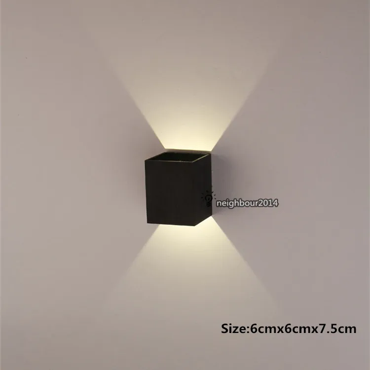 New Modern 3W LED Square Wall Lamp Hall Porch Walkway Living Room Light Fixture Indoor Lighting | Освещение