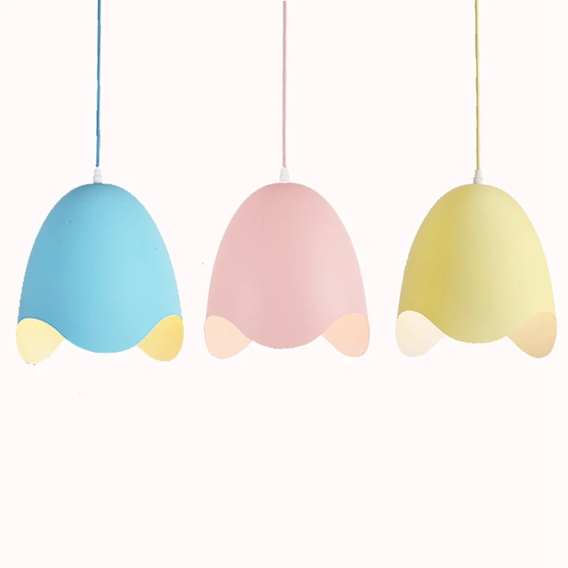 Modern simple aluminum pendant light Egg shell model decoration lighting Foyer bedroom restaurant macaron post modern LED | Освещение
