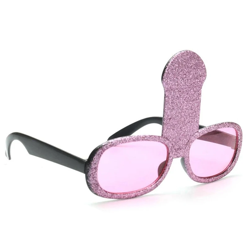 Розовое золото пенис смешные солнцезащитные очки принадлежности для вечеринки