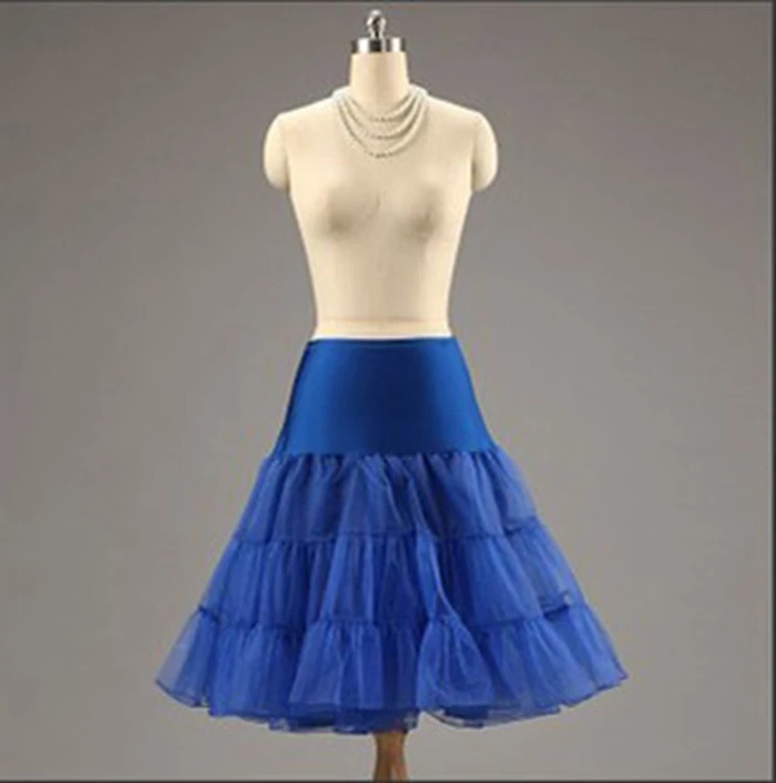 Пышная трапециевидная Юбка До Колена с оборками 15 цветов Нижняя юбка из