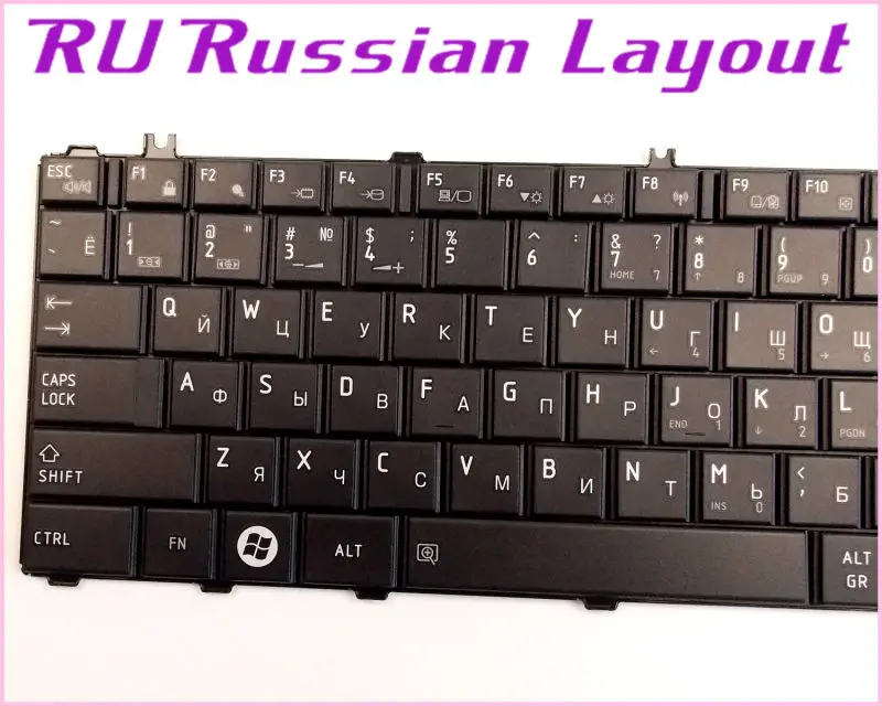 Русская раскладная Клавиатура для ноутбука Toshiba Satellite C645D SP4002M SP4001M S3020BN|for toshiba|ru
