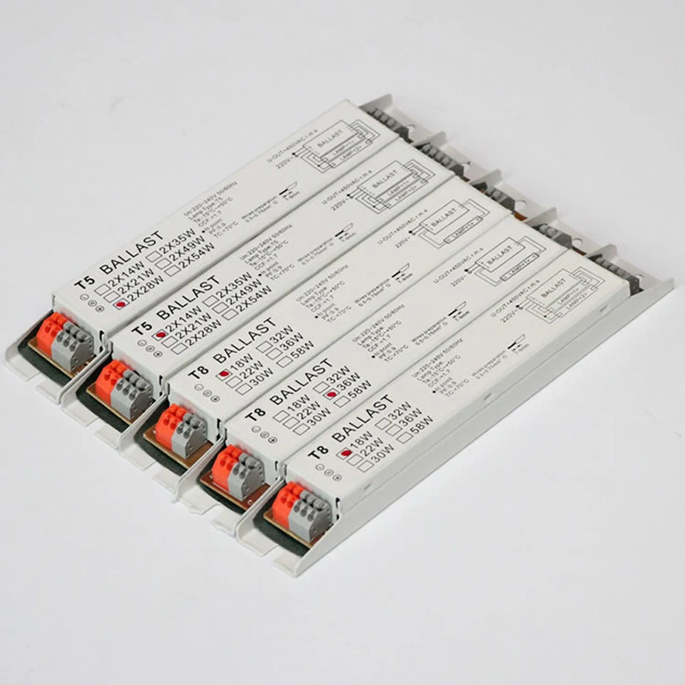 2 шт. T5 2X28W 2X14W 2X54W T8 18W 36W 220V 240V 50/60HZ мощный электронный балласт флуоресцентные лампы