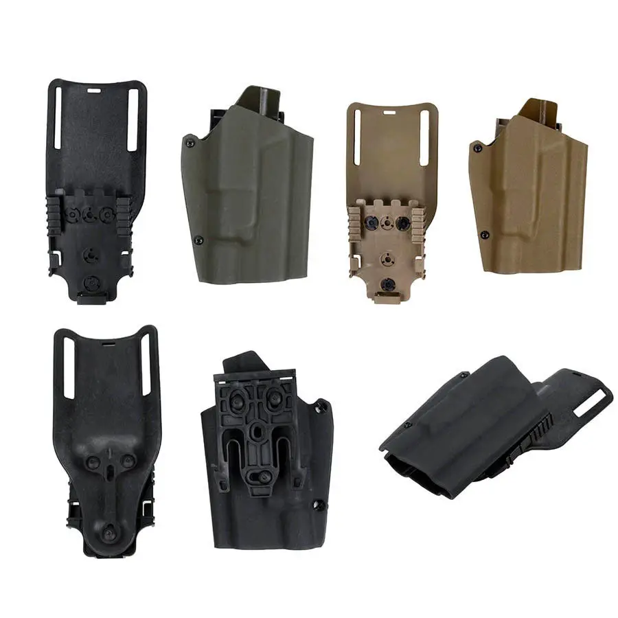 

Tactical Airsoft TMC X300 Light-Compatible Belt Holster Drop Adapter Quick Release Set for GBB Glock Free Shipping