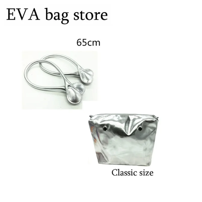 

Waterproof Lining Insert Pocket + handles for Classic for Obag Canvas Inner Pocket for O Bag silicon bag handbag accessories