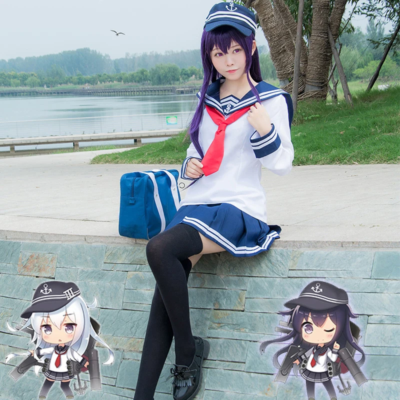 Liva girl аниме Kantai коллекция Shimakaze униформа косплей костюм Бесплатная доставка +