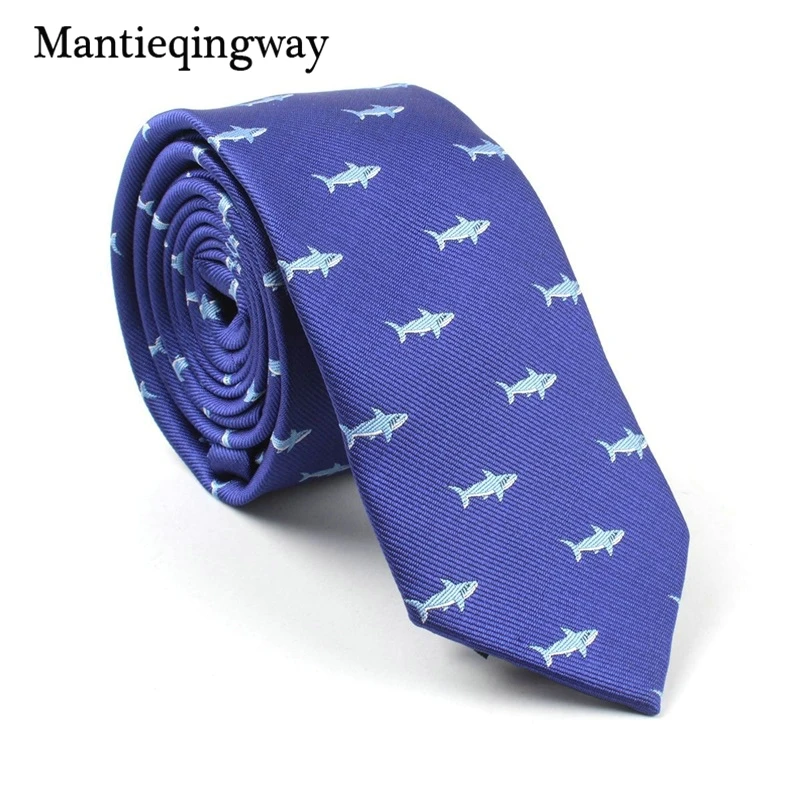 Mantieqingway 6 см галстуки из полиэстера для мужчин животных цветочный узор шеи галстук свадебный смокинг Gravatas corbatas бизнес галстук