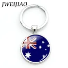 JWEIJIAO, австралийская версия, Великобритания, Бенгальская, Австрия, США, искусственное стекло, брелок, держатель, мировой флаг, на заказ FG08