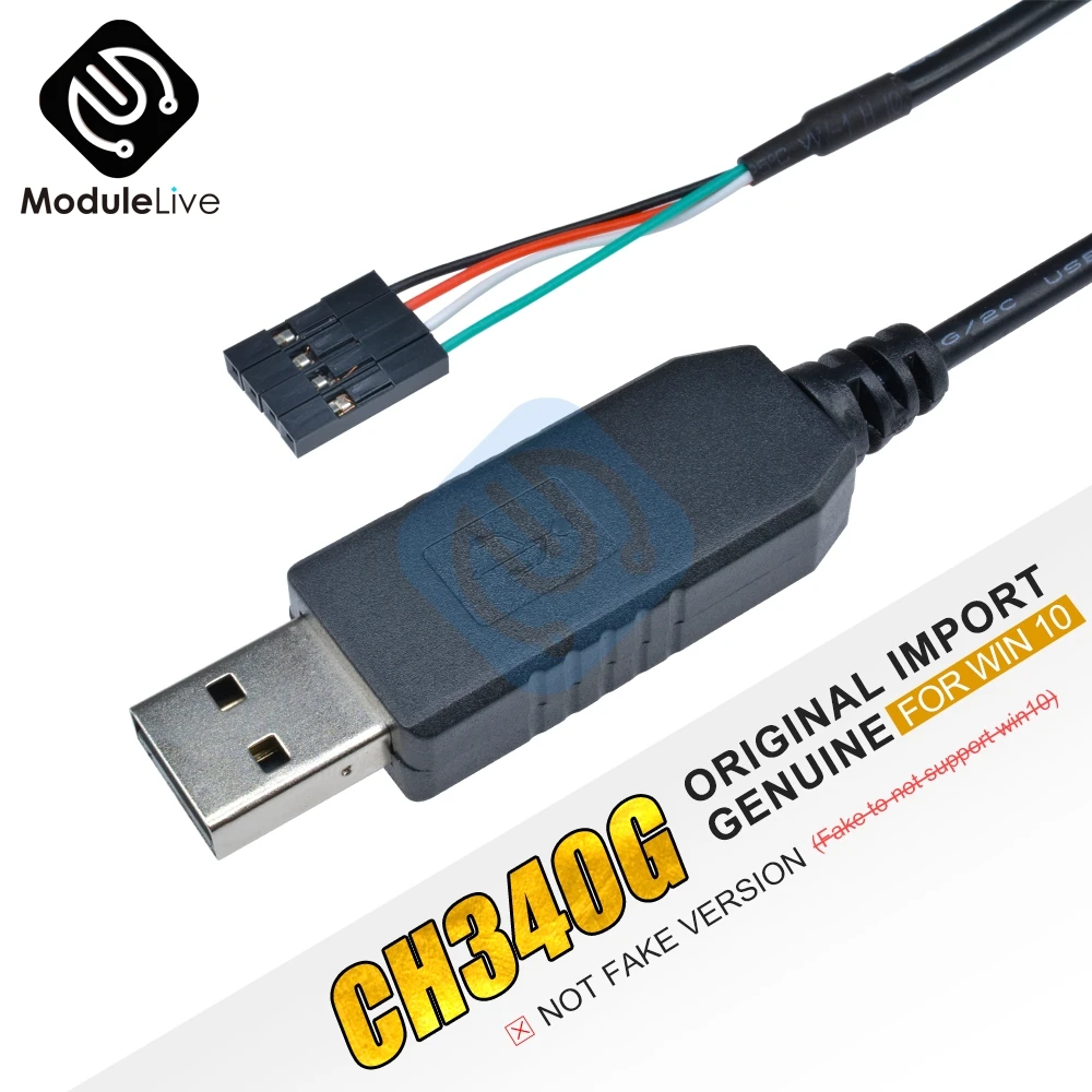 Для Arduino 51 Raspberry Pi новый оригинальный CH340 CH340G кабель для скачивания USB к TTL Серийный