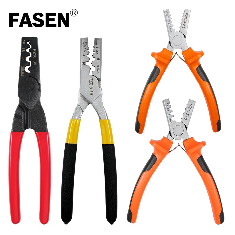 PZ0.25-2.5 PZ1.5-6 PZ0.5-16 PZ10-35 MINI-TYPE Crimping Plier terminals crimping pliers electric tools tube terminal crimper kit