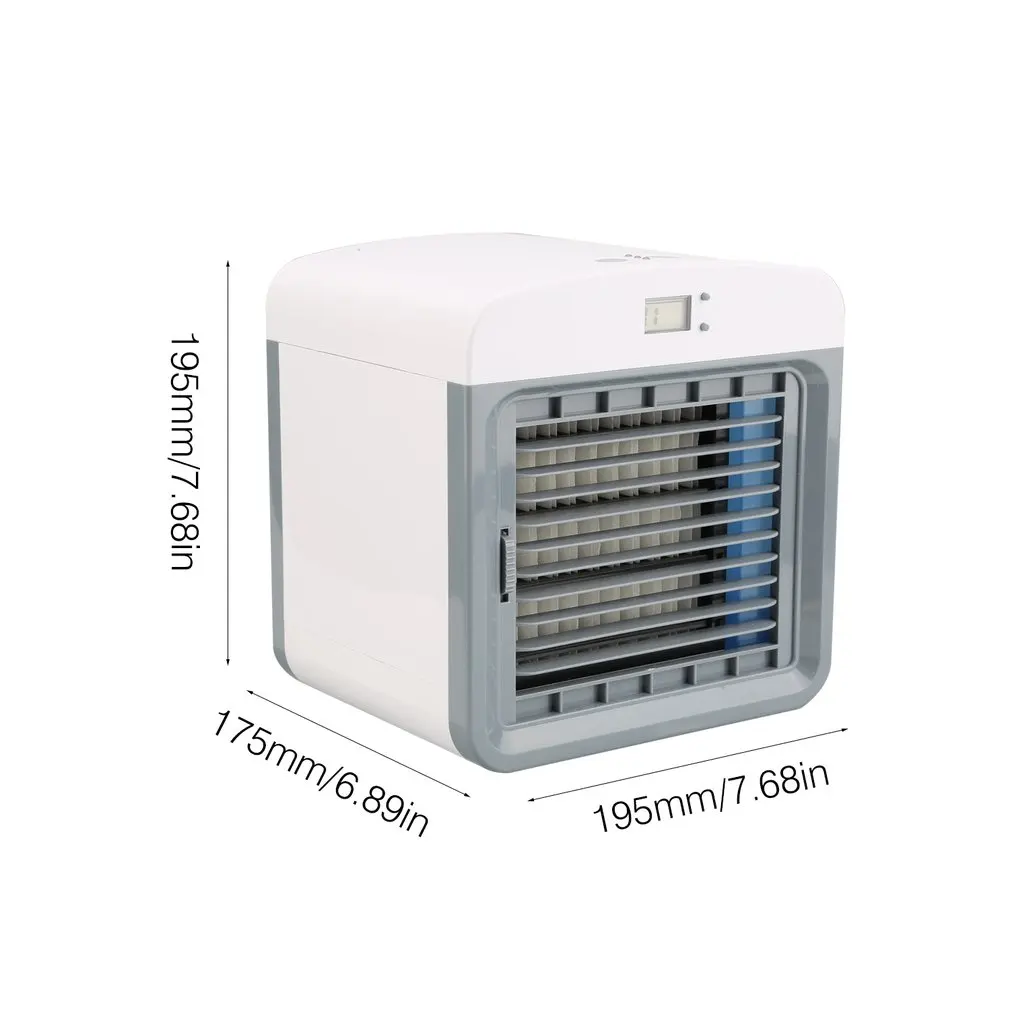 Convenient Air Cooler Fan Portable Digital Air Conditioner Humidifier Space Easy Cool Purifies Air Cooling Fan for Home Office