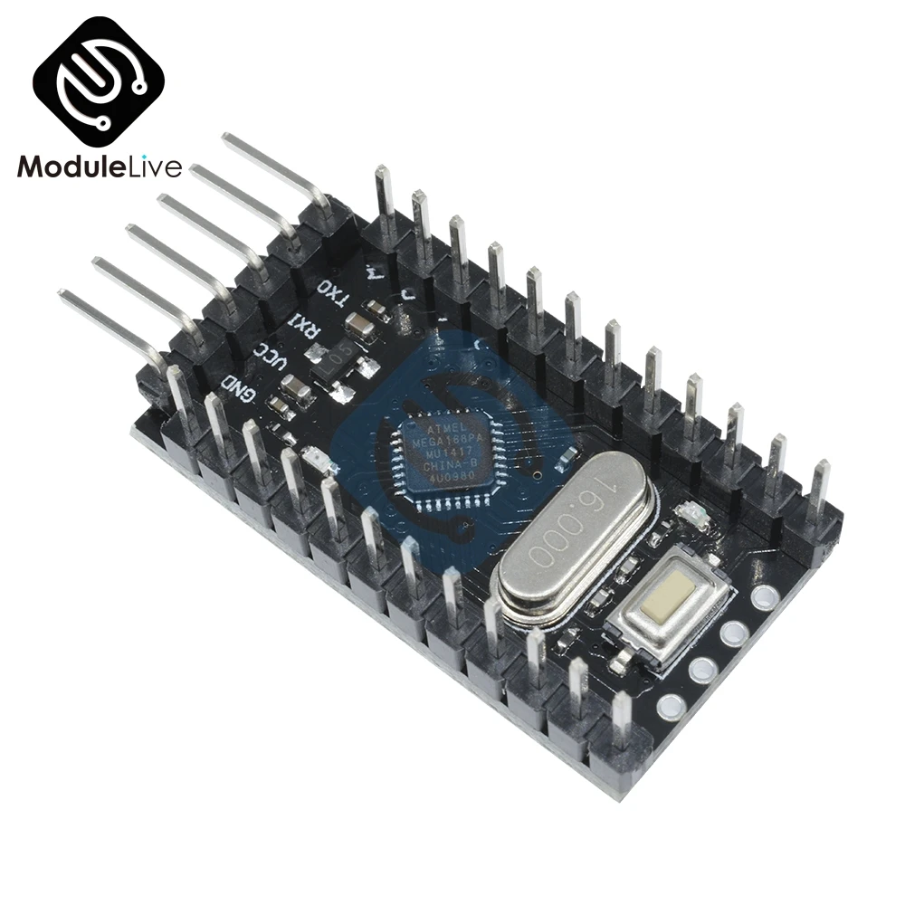 Мини модуль Atmega168 16M 5V с кварцевым генератором для Arduino Nano замена Atmega328 детали