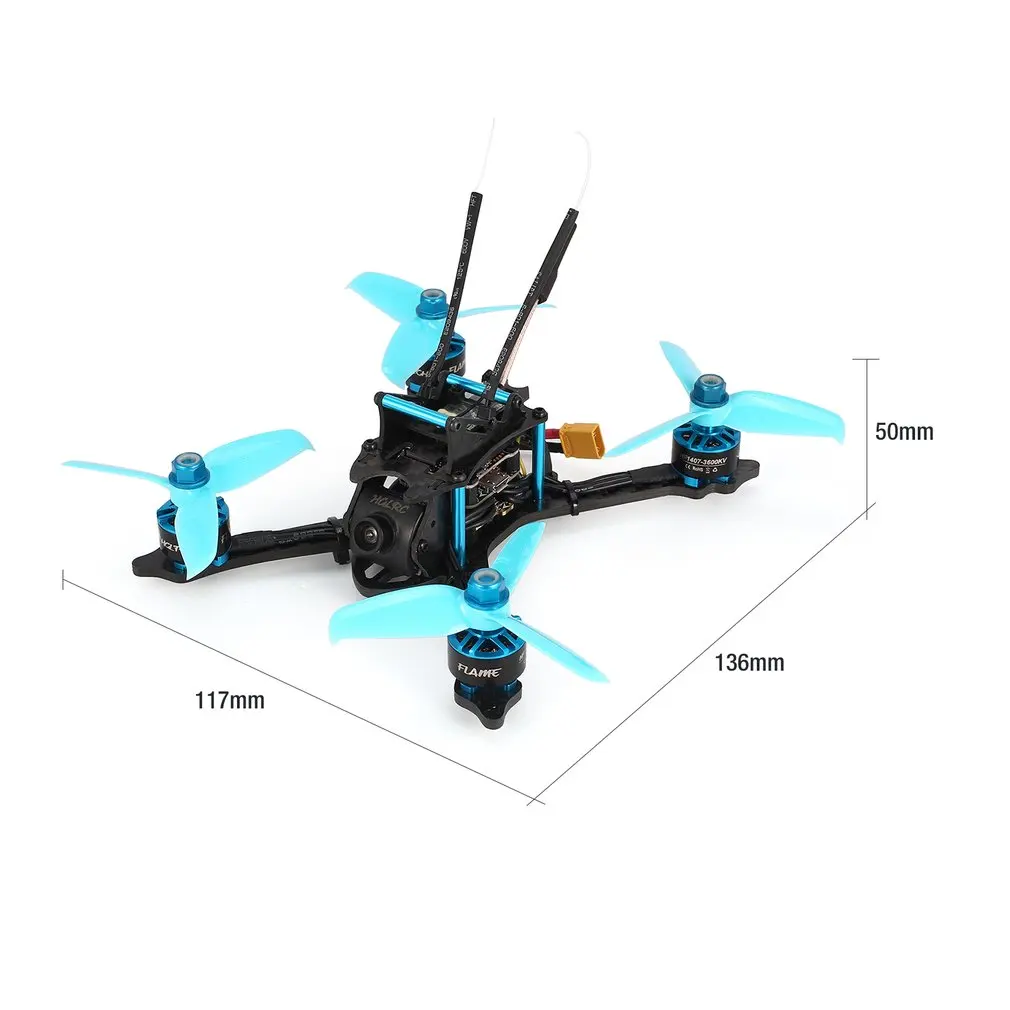 HGLRC XJB-145MM FPV гоночный Дрон с OSD Omnibus F4 28A 2-4S Blheli_S ESC 25/100/200/350mW переключаемая версия VTX