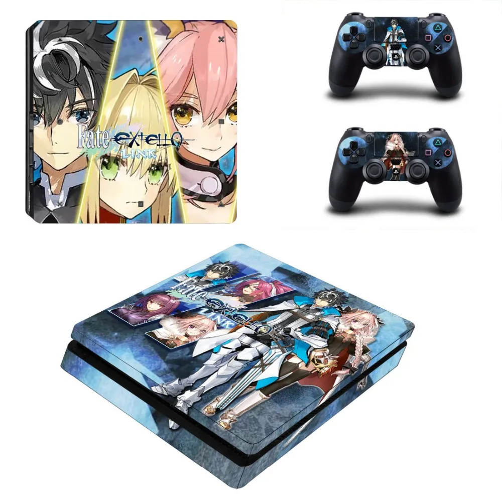 Стикеры s для Playstation 4 тонкий PS4 Slim консоли крышка Fate Extella ссылка виниловые наклейки