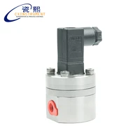 all stainless steel material female thread connection 3300 mlmin flow range and high accuracy gear oil flow meter