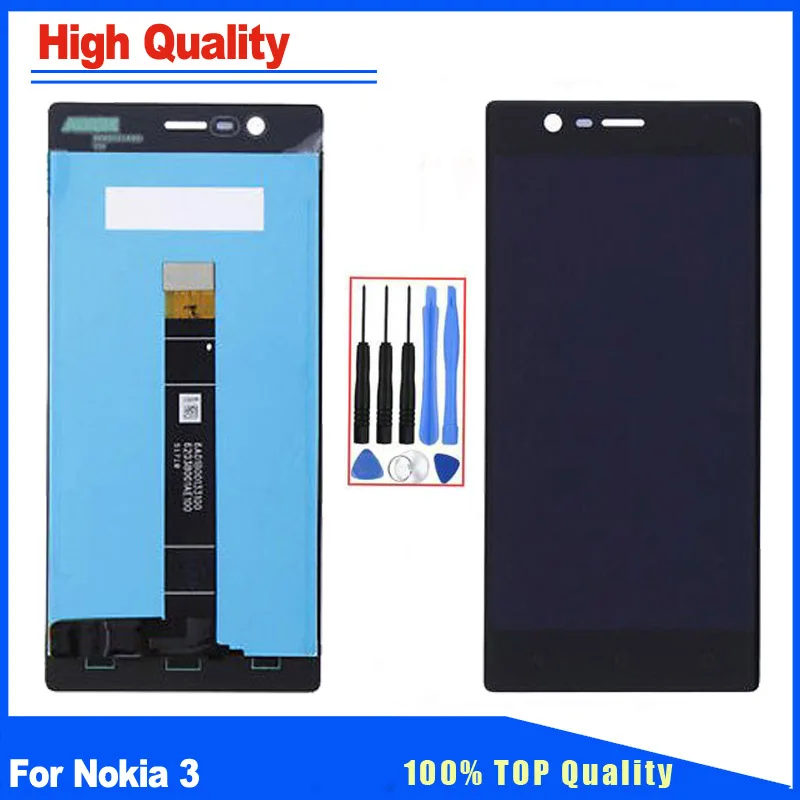 Для Nokia 3 ЖК-дисплей Дисплей с Сенсорный экран Digitizer Ассамблеи Запчасти для авто
