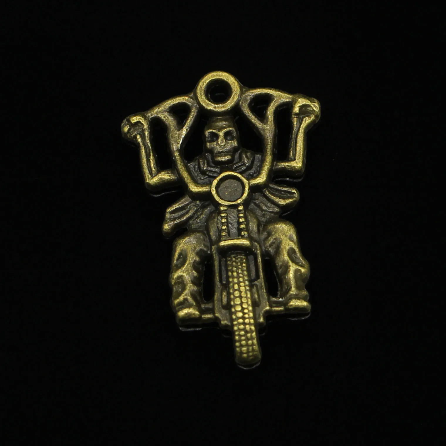 3 шт. античные бронзовые рыцарские мотоциклетные подвески для DIY браслетов