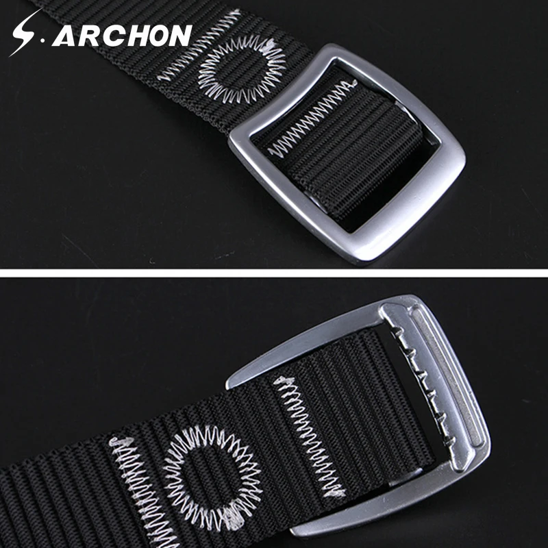 S. ARCHON повседневные камуфляжные тактические поясные ремни для мужчин