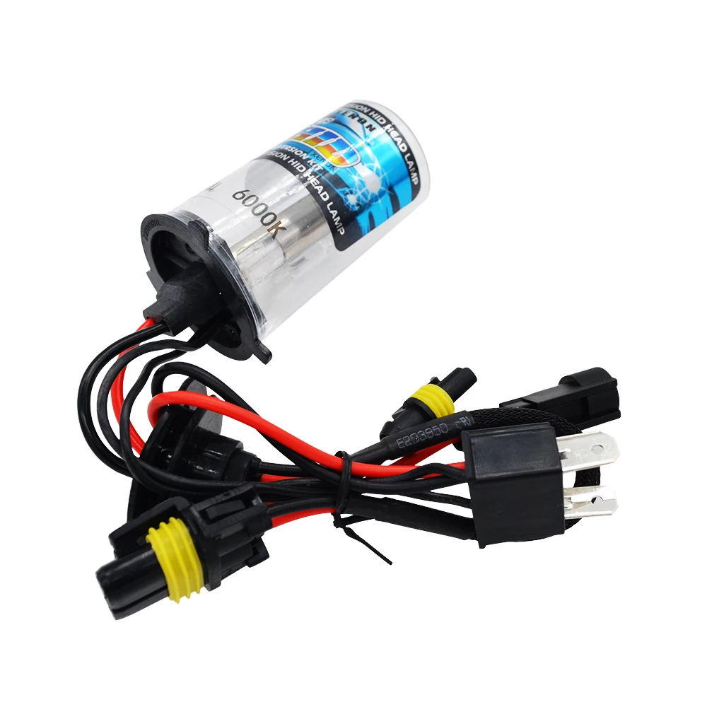 2021 в виде бабочек новинка 12V 35W H4L 6000K HID лампы H4 2 Hi/короче спереди и длиннее сзади)