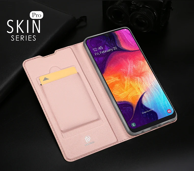 DUX DUCIS флип раскладный кожаный чехол для samsung Galaxy A30 A50 A40 кошелек, Обложка для samsung A30 A50 A70 A20 A20e A10 A10S A40