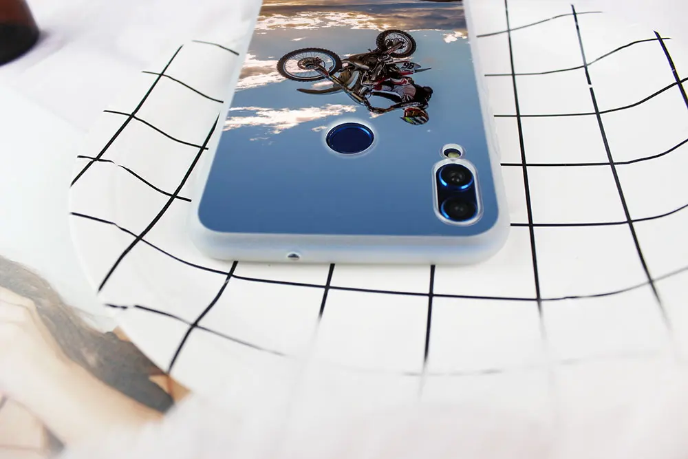 Шлем для мотокросса силиконовый чехол телефона Huawei Honor 9 10 Lite 6X 8X Max 7A 8A 8C 20 Pro 10i PLAY 9x