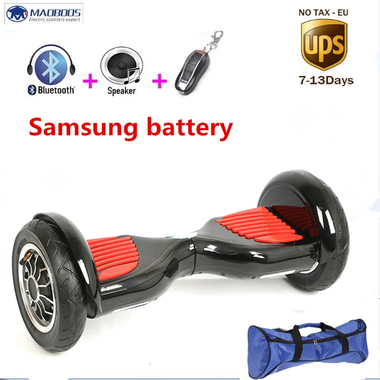 Балансируя 10 дюймов скейтборд Ховерборд bluetooth 4400amh 700 Вт samsung батарея Smart Баланс