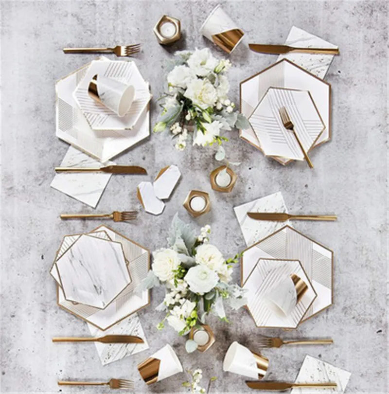 Одноразовые столовые приборы из фольги 8 комплектов|Одноразовая посуда для