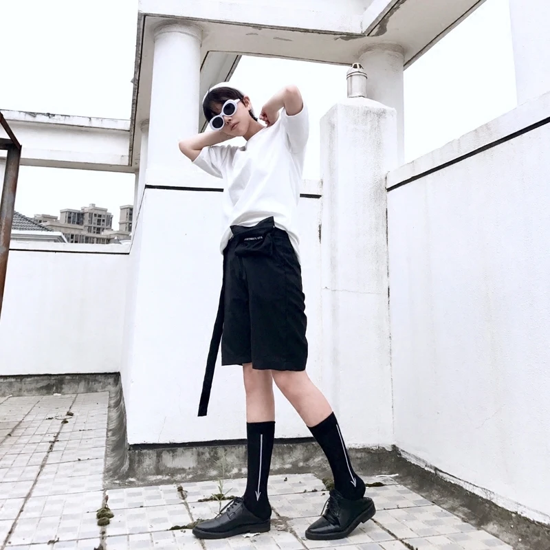 Harajuku новые корейские носки из хлопка с принтом стрелы|Носки| |