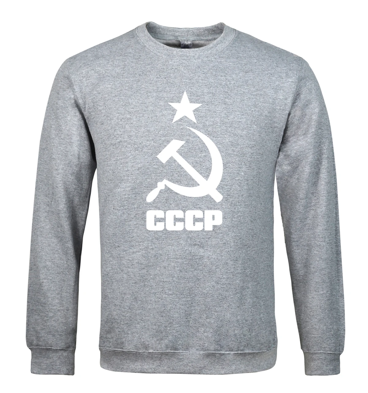 Мужская спортивная одежда толстовка с капюшоном из флиса принтом KGB в стиле
