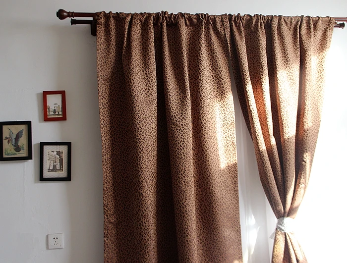 Контракт и современный Европейский Леопардовый готовой затенение толстые шторы
