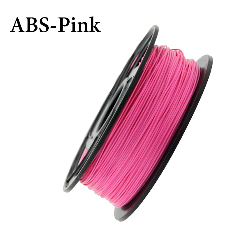 abs pink PLA ABS Гибкая нить для 3d принтера PETG 1,75 мм 1 кг/0,8 кг пластиковая нить материал для Createbot/MakerBot/RepRap высокое качество - Цвет: abs pink