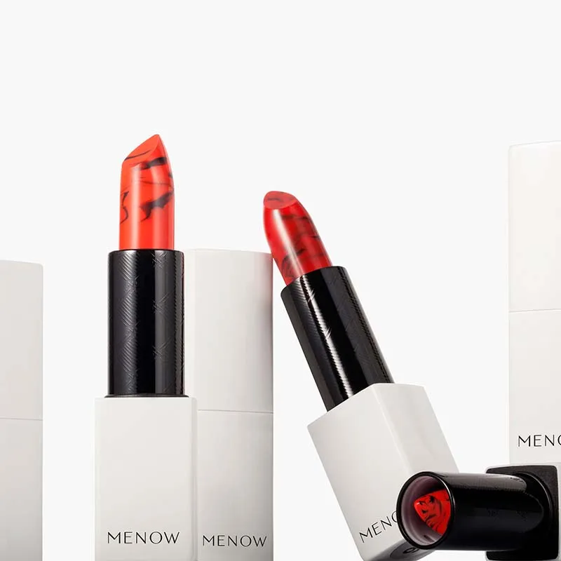 MENOW Brand Make up Sexy Color Lipstick Moisturizing Lock All day Lasting Lip Cosmetic |