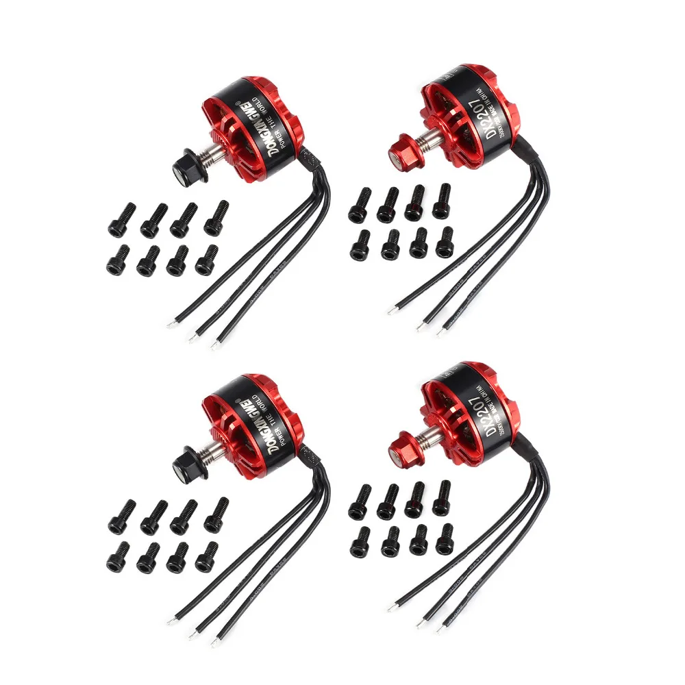Бесщеточный двигатель DXW DX2207 2500KV 3 6S CW/CCW Для радиоуправляемых гоночных Дронов