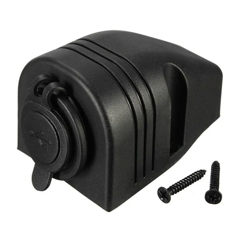 Черный Dual USB автомобили автомобильный прикуриватель гнездо Splitter Зарядное