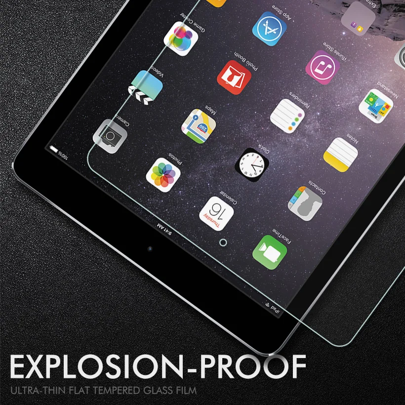 Закаленное стекло для Apple iPad 9 7 дюймов 2018 2017 Pro 10 5 11 Air 2 Mini 1 3 4 защитная пленка