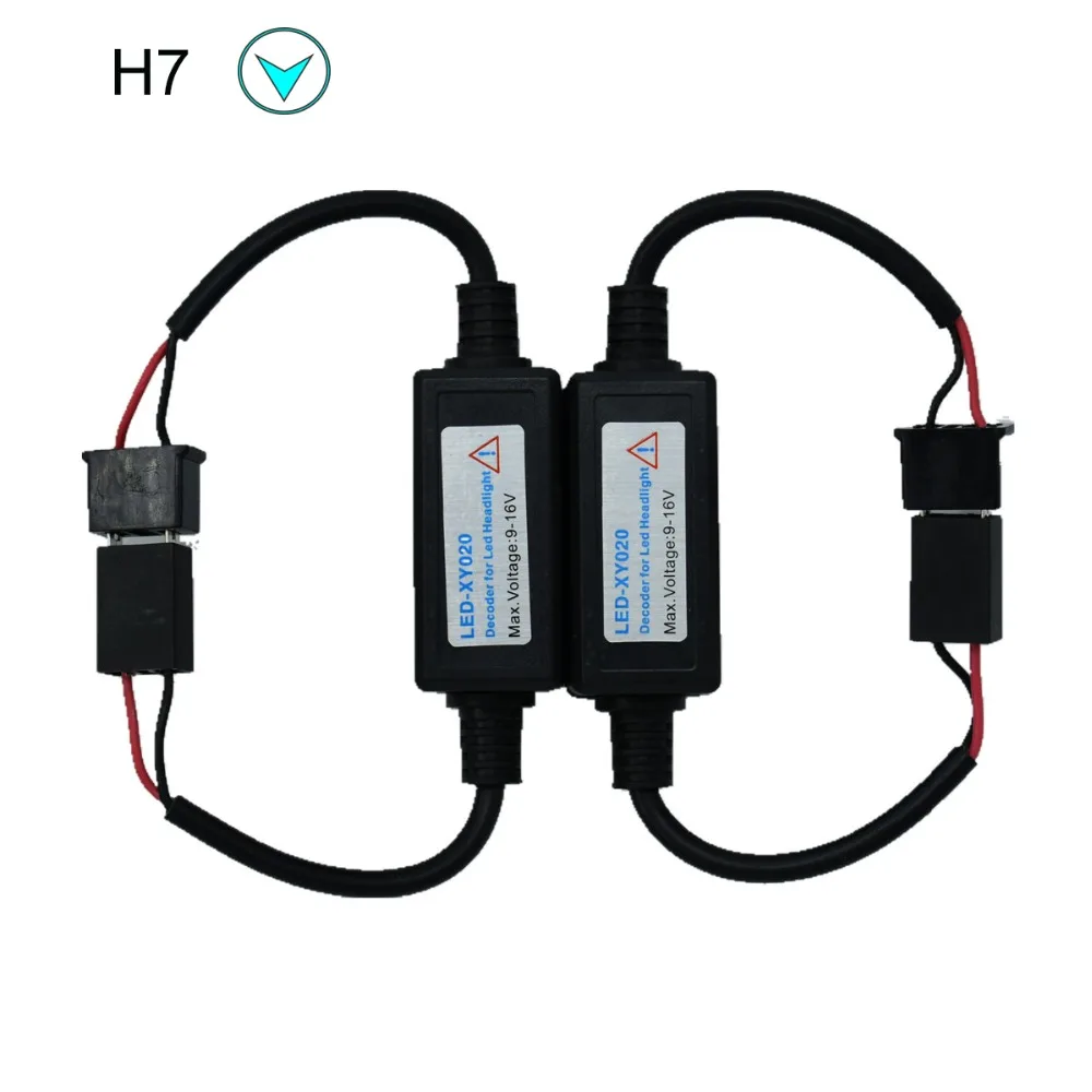ECAHAYAKU светодиодный декодер фары H1 H3 H4 H7 H11 H13 9005 CAN-BUS EMC предупреждающий компенсатор конденсатор анти-мерцание резисторная подвеска