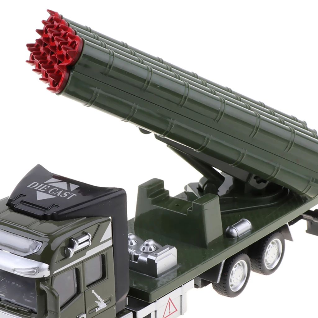 Модель игрушечного автомобиля MagiDeal 1/48 литой Сплав военный автомобиль модель
