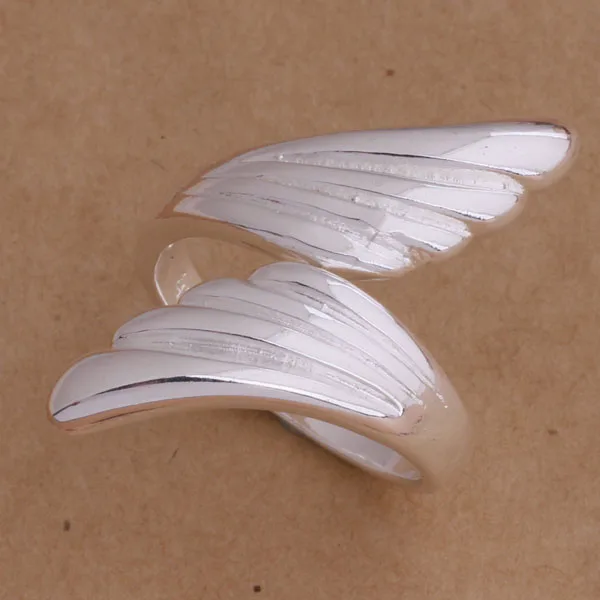 Женская Стильная форма Крыло ангела манжета Открытое кольцо AR032 | Украшения и