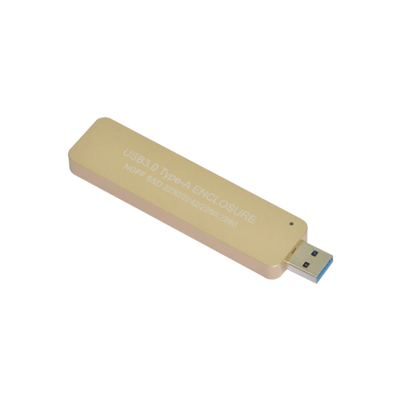 Billig Versenkbare Schalter USB 3.0 Zu M.2 SATA SSD Gehäuse USB3.0 Zu NGFF B Schlüssel B + M Schlüssel Adapter 2280 M2 Mini Mobile Tragbare Box