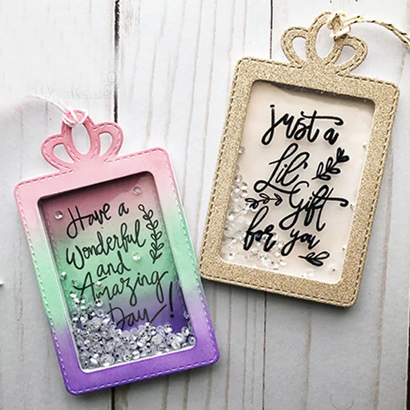 Супер тег Рамка металлические режущие штампы трафареты для скрапбукинга