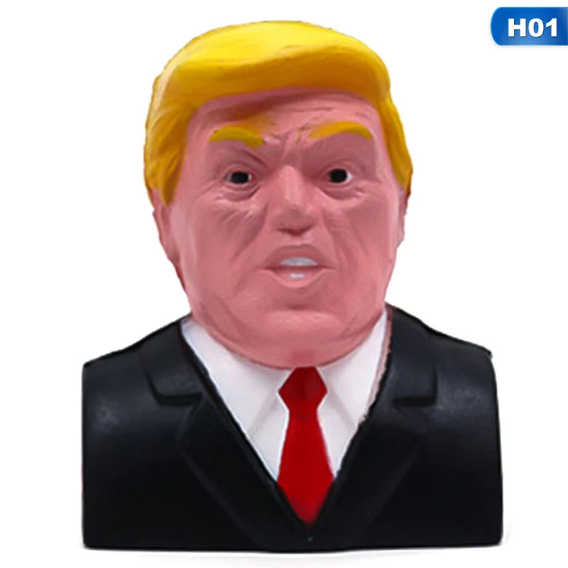 1 Squeeze Toy Америка президент г-н Трамп Squishy PU моделирование Personage антистресс Squishes Игрушка снятие стресса подарок - Цвет: 1