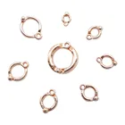 50 шт птица попугай птица поводки для ног кольцо из нержавеющей стали внутренний диаметр 4-15 мм открытый полет тренировочная сталь ножное кольцо