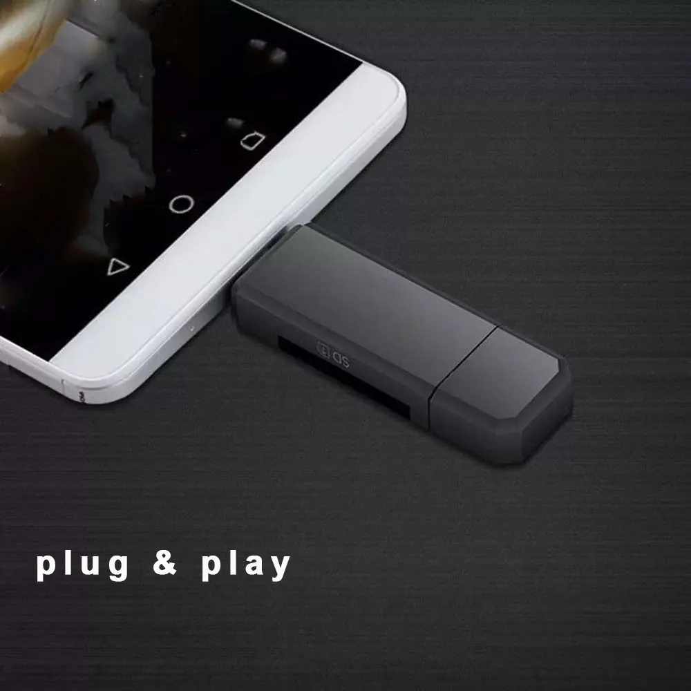 YuBeter Многофункциональный USB 2,0 кард-ридер SD Micro SD TF OTG кард-ридер адаптер для Android смартфона ноутбука ПК планшета