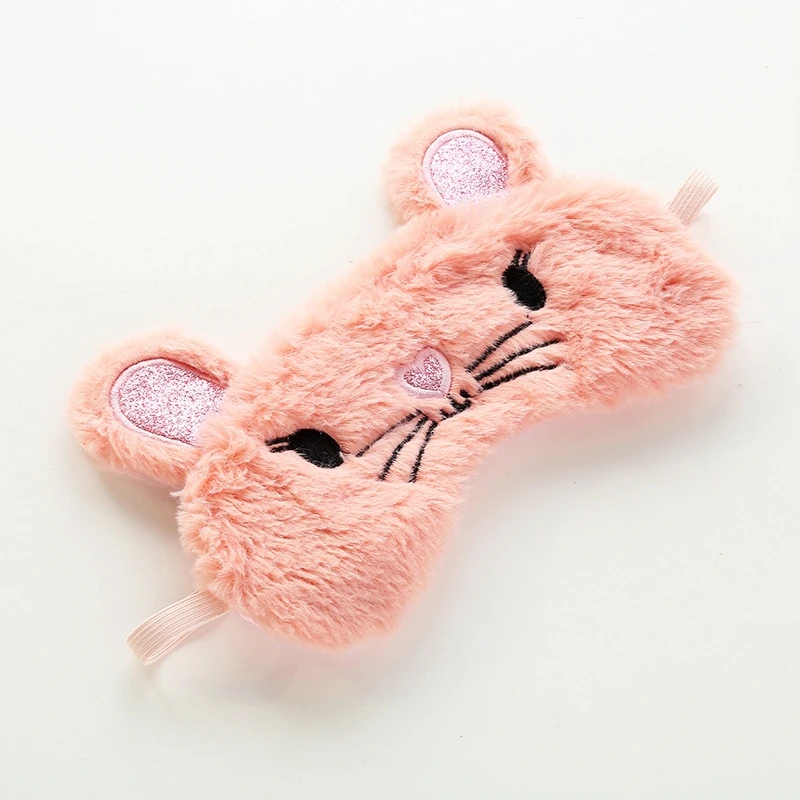 Маска глаза панды Kawaii милая плюшевая маска для глаз игрушка для девочки подходит для путешествий вечерние подарки для дома плюшевые детские игрушки для сна