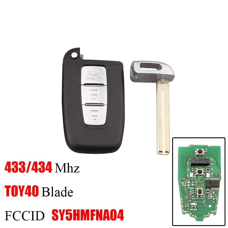 3BT 433Mhz TOY40 BHKEY 4 кнопки умный дистанционный ключ брелок 433 МГц для KIA SY5HMFNA04 Для Киа Форте соул Рио БОРРЕГО Соренто Оптима PCF7952 чип - Количество кнопок: 3BT 433Mhz TOY40
